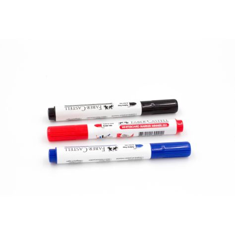 Marcadores para Pizarra Winner 152 Faber-Castell x3 Colores-1
