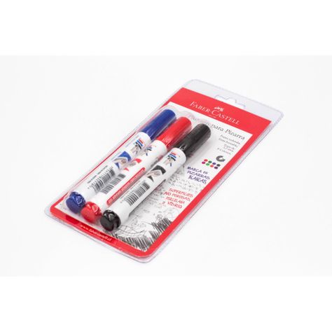 Marcadores para Pizarra Winner 152 Faber-Castell x3 Colores-2