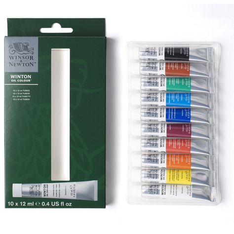 Set Inicial Óleos Winton Winsor & Newton 10x12ml-0
