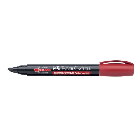Marcador Multimark Winner 54E Faber-Castell Rojo-1