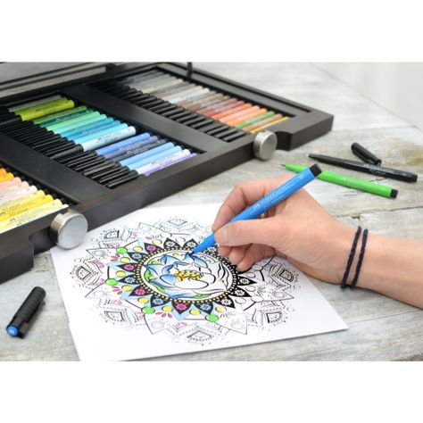 Marcador Pitt Artist Pen Faber-Castell x90 Colores-2
