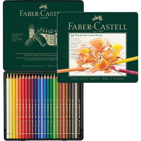Lata EcoLápices Polychromos Faber-Castell x24 Colores-0