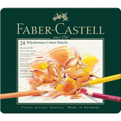 Lata EcoLápices Polychromos Faber-Castell x24 Colores-2