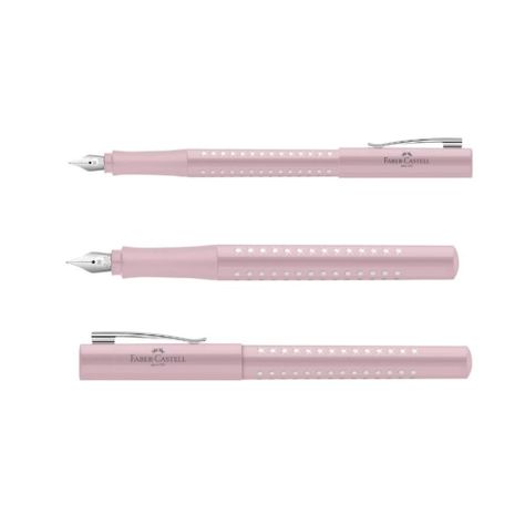 Pluma estilográfica rose Sparkle Tinta azul/M-2