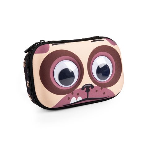 Estuchel Rígido Googly Eyed Pug-0