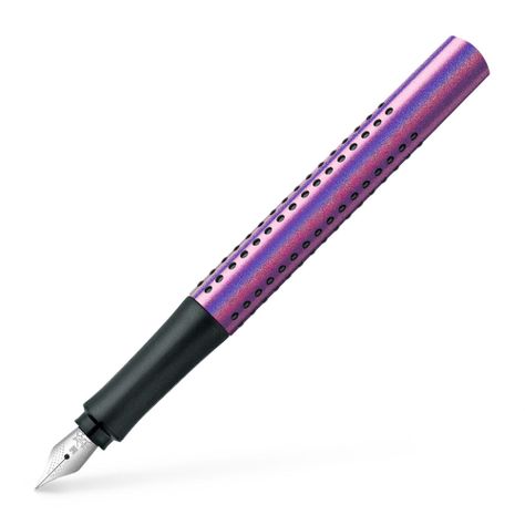 Pluma Estilográfica Grip Edition Faber-Castell M Glam Violet-0