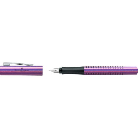 Pluma Estilográfica Grip Edition Faber-Castell M Glam Violet-1