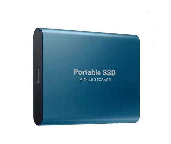 Disco Duro Portable Externo SSD 4 TB Azul -0