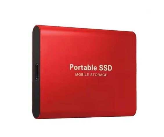 Disco Duro Portable Externo SSD 2 TB Color Rojo -0