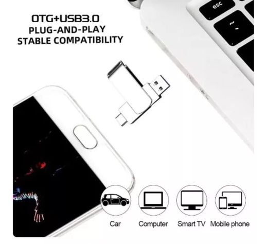 Pendrive Flash Drive 2TB USB tipo C OTG Dual Telefono y Pc-1
