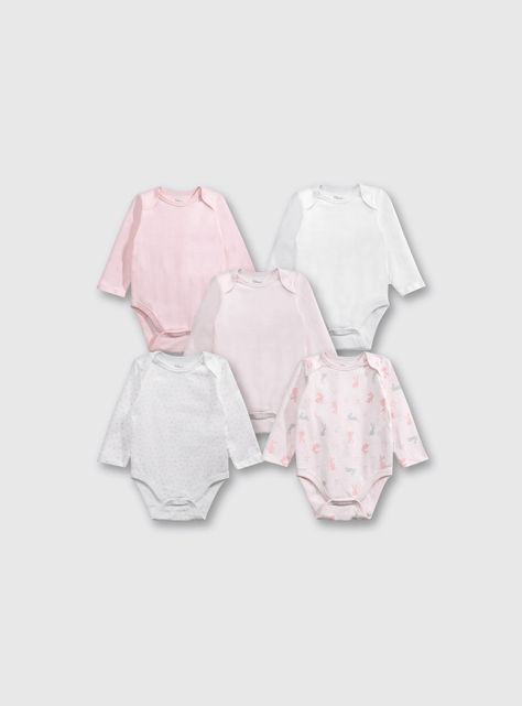 Pack de Bodies Niña Rosado 54300 Colloky-0
