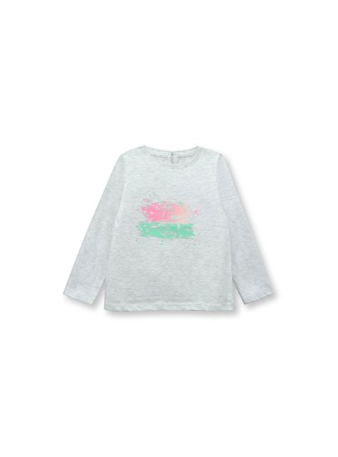 Polera De Bebé Niña Manchas Gris (3 A 36 Meses) Colloky-0