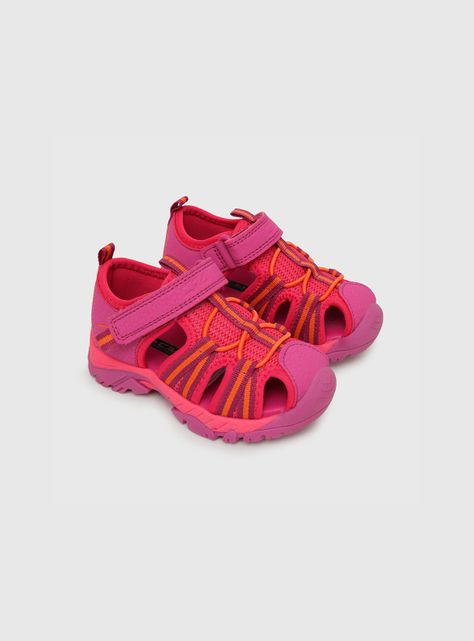 Sandalia De Niña Cinta Lateral Rosado (21 A 27) Colloky-0