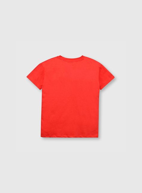 Polera de niño reciclada Naranjo (2 a 12 años) Colloky-1