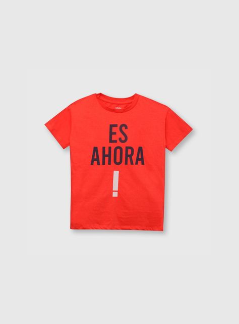 Polera de niño reciclada Naranjo (2 a 12 años) Colloky-0