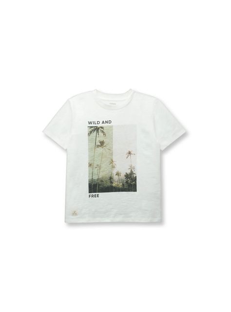 Polera De Niño Foto Blanco (2 A 12 Años) Colloky-0