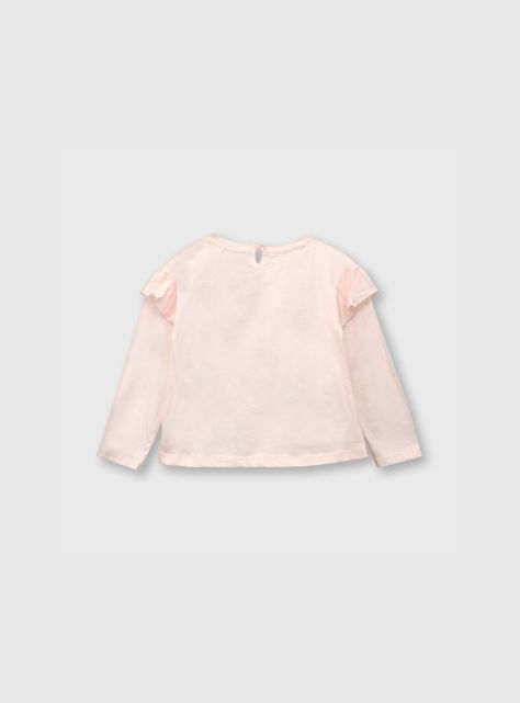 Polera De Bebé Niña Combie Rosado (3 A 36 Meses) Colloky-1
