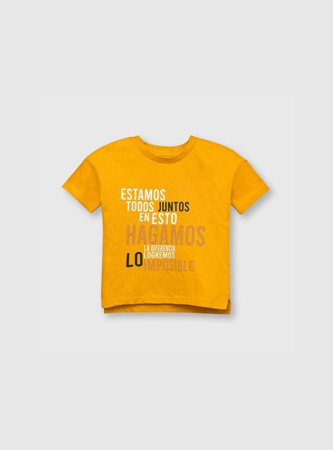 Polera Niño Mostaza (3 A 36 Meses) Colloky-0