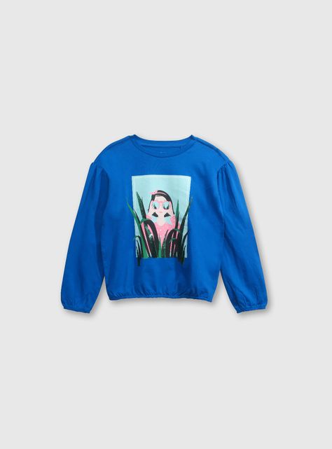 Polera Niña Azul 49698 Colloky-0