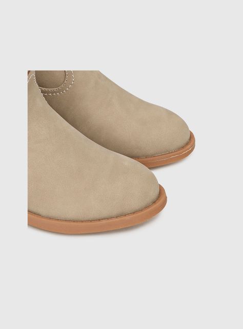 Bootie Niña Beige 46870 Colloky-4