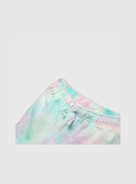 Short De Bebe Niña Tie Dyed Rosado (3 A 36 Meses) Colloky-2