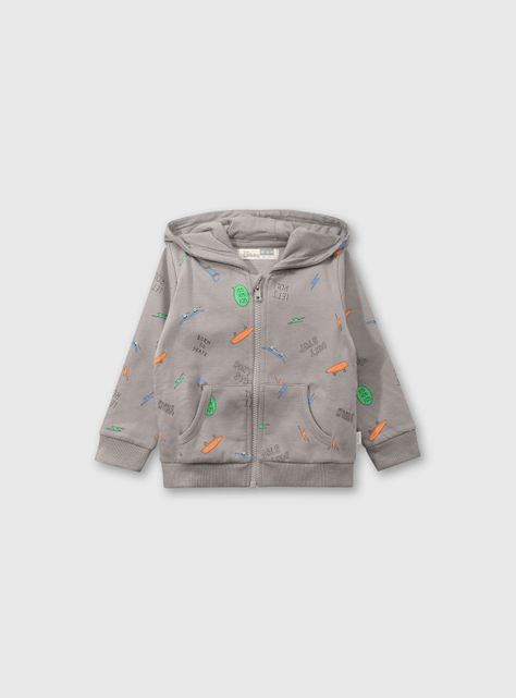 Set Poleron/Body Niño Gris 53118 Colloky-1