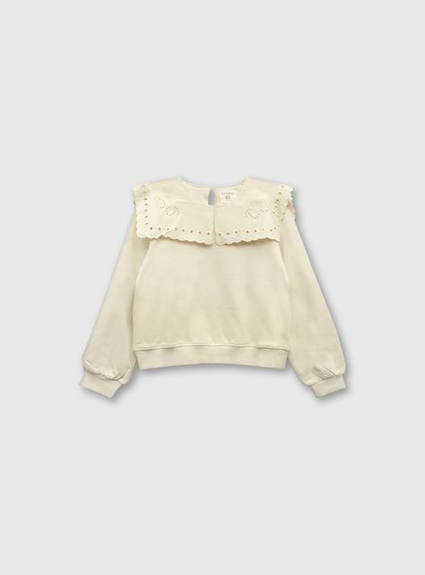 Poleron Niña Beige 53082 Colloky-0