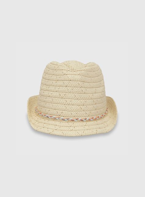 Sombrero De Niña Rafia (2 A 12 Años) Colloky-1