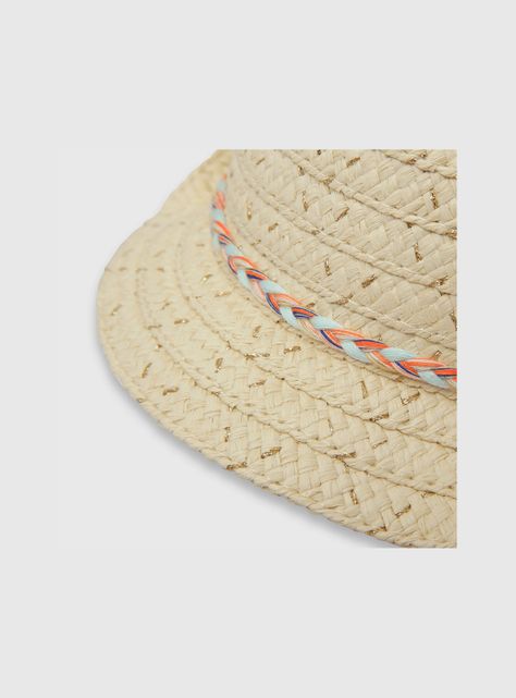 Sombrero De Niña Rafia (2 A 12 Años) Colloky-2