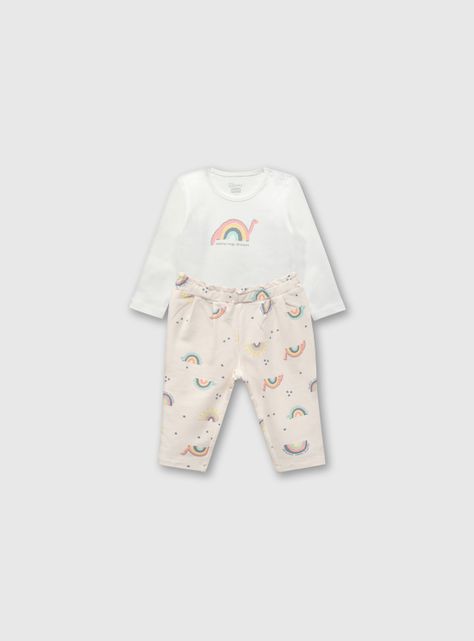Conjunto Body/Pantalon Niña Blanco 52985 Colloky-0
