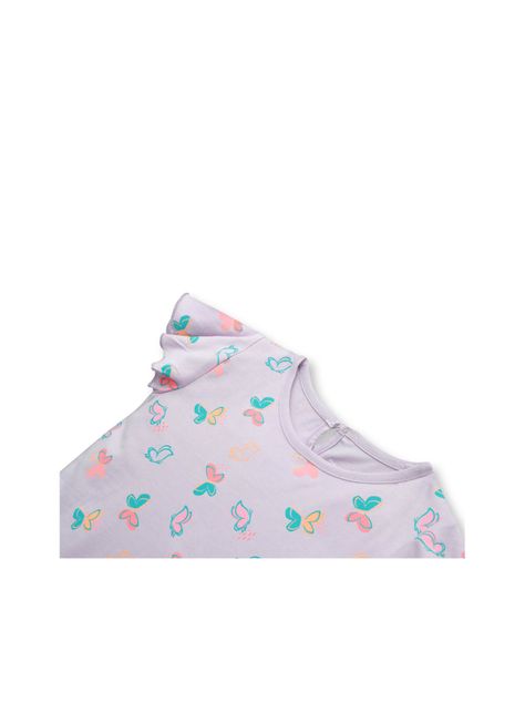 Polera De Bebé Niña Mariposas Lila (3 A 36 Meses) Colloky-2