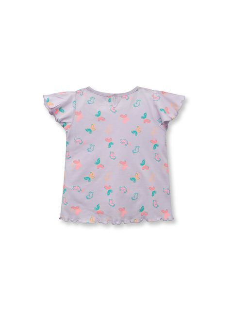 Polera De Bebé Niña Mariposas Lila (3 A 36 Meses) Colloky-1