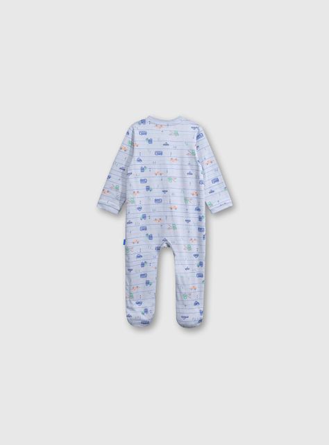 Pijama Niño Celeste 54257 Colloky-1