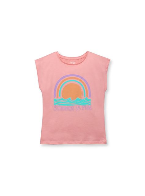 Polera Niña Rosado Oscuro (2 A 12 Años) Colloky-0