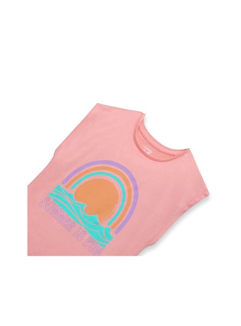 Polera Niña Rosado Oscuro (2 A 12 Años) Colloky-2