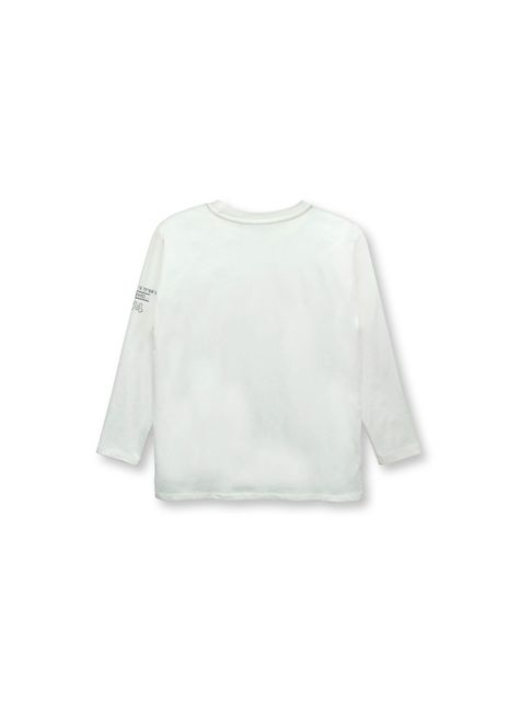 Polera De Niño Espacial Blanco (2 A 12 Años) Colloky-1