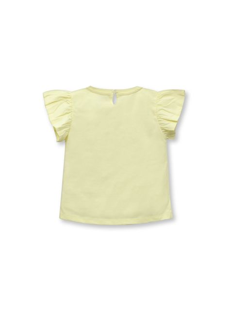 Polera Bebé Niña Flamenco Amarillo (3 A 36 Meses) Colloky-1