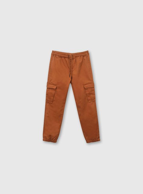 Pantalon Niño Naranjo 53021 Colloky-0