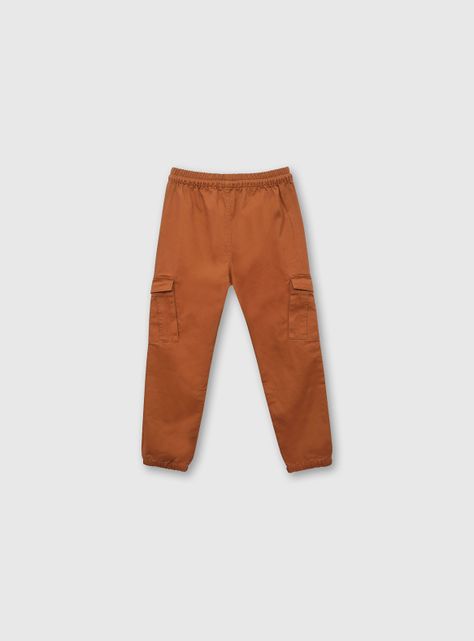 Pantalon Niño Naranjo 53021 Colloky-1