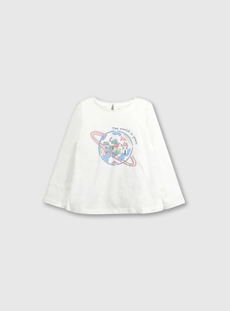 Polera Niña Blanco 49284 Colloky-0