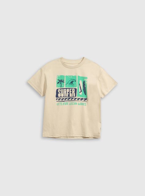 Polera Niño Beige 55046 Colloky-0