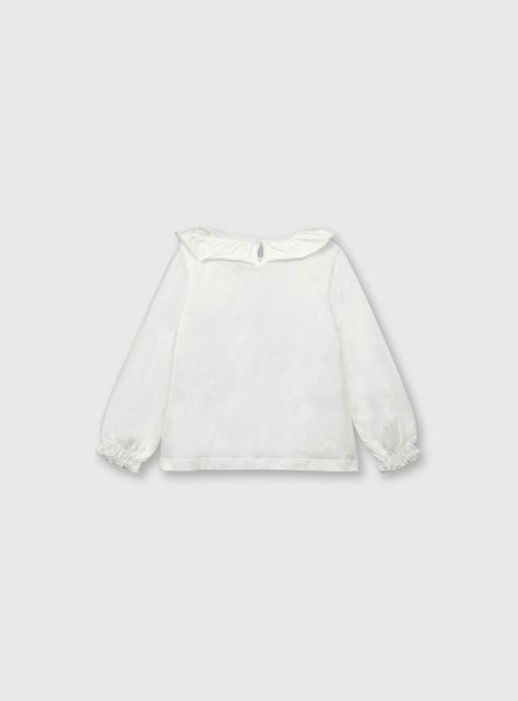 Polera Bebé Niña Puercoespín Blanco (3 A 36 Meses) Colloky-1