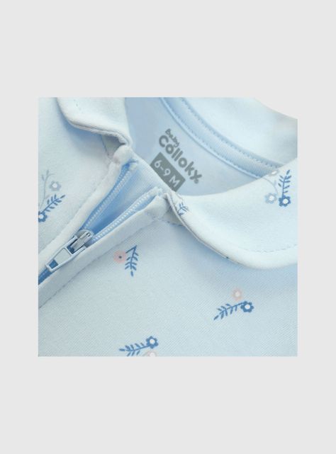 Pijama Niña Celeste 55933 Colloky-2
