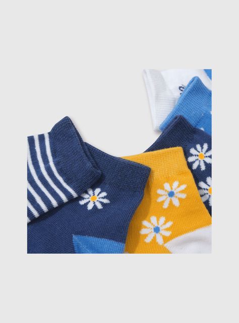 Calcetin Deportivo Niña Azul 49532 Colloky-1