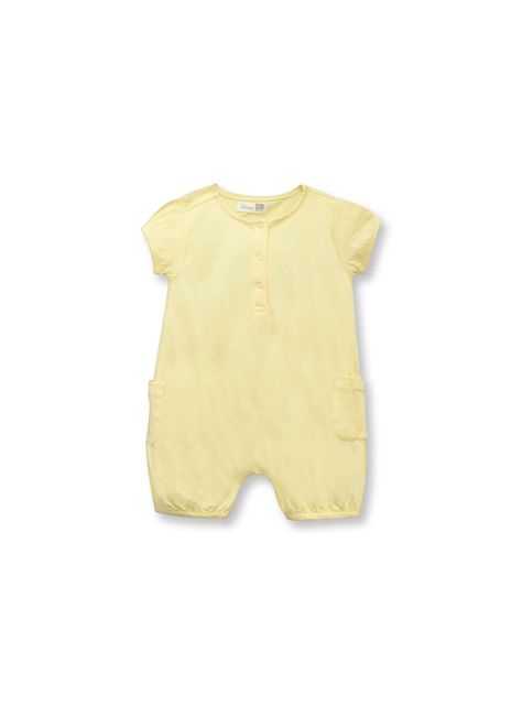 Entero Bebé Niña Relajado Amarillo (3 A 36 Meses) Colloky-0