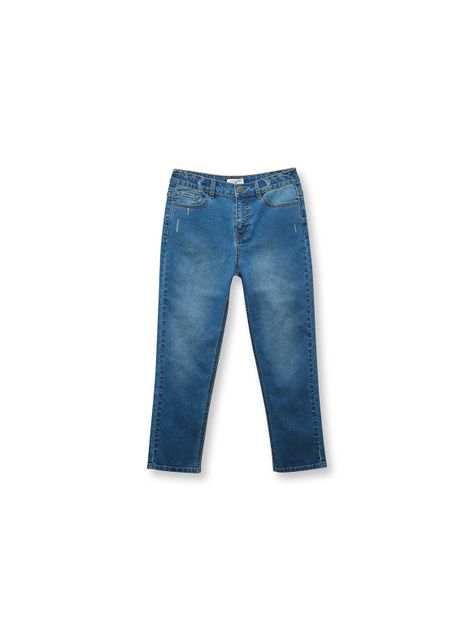 Jeans De Niño Regular Azul (2 A 12 Años) Colloky-0