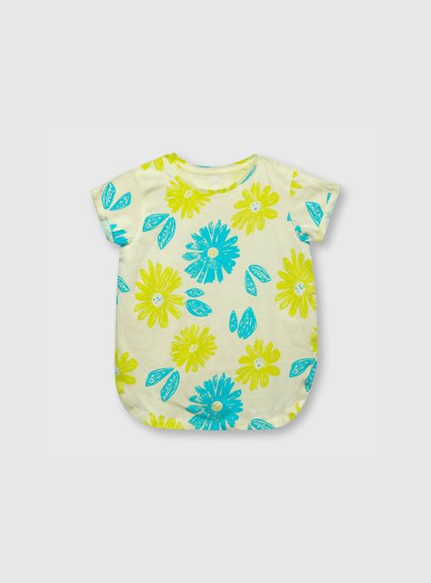 Polera Niña Amarillo (2 A 12 Años) Colloky-0