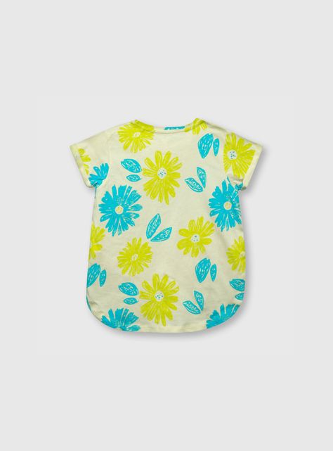 Polera Niña Amarillo (2 A 12 Años) Colloky-1