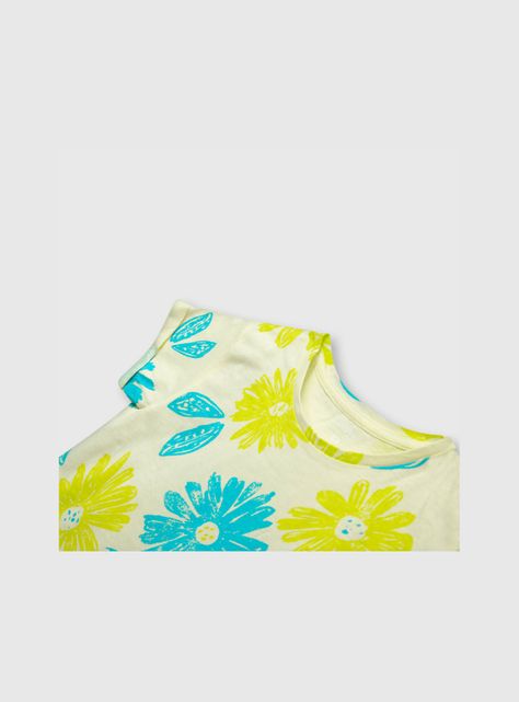 Polera Niña Amarillo (2 A 12 Años) Colloky-2