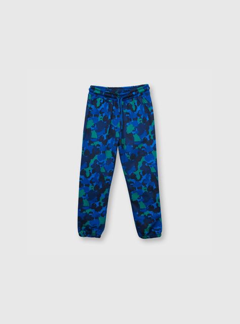 Pantalón De Niño Camuflado Azul (2 A 12 Años) Colloky-0